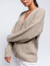 Load image into Gallery viewer, Oversized cardigan, Cardigan sweater, Womens Cardigan, Womens Cardigan Sweater with Buttons
